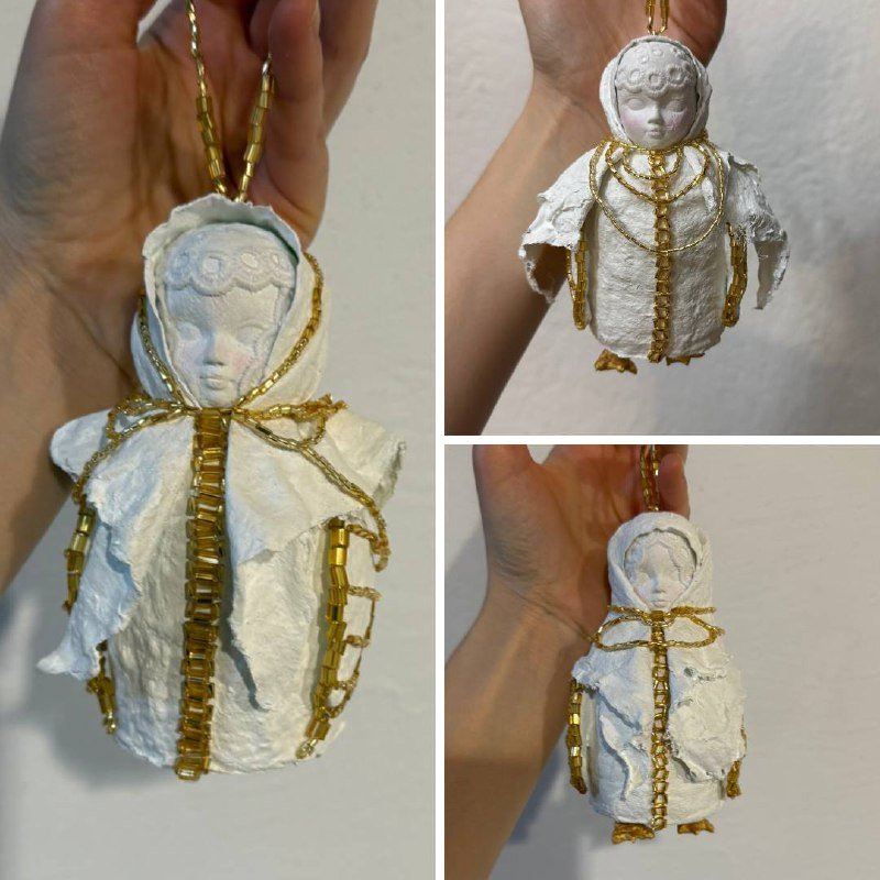 Ёлочные украшения из ваты, набор Щелкунчик 2