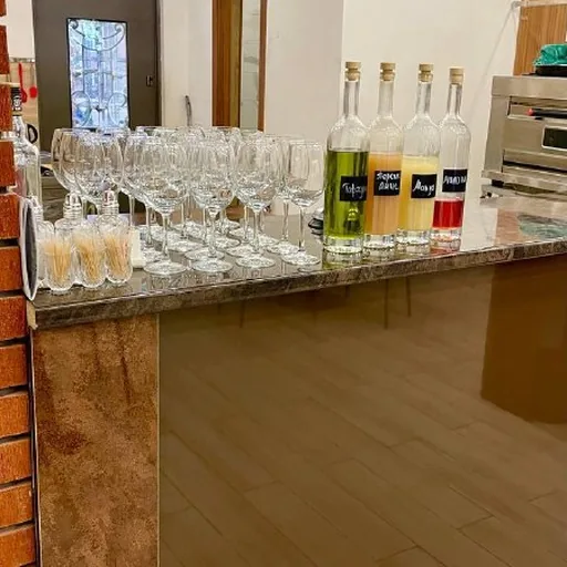 Bar counter, tabletops and support legs