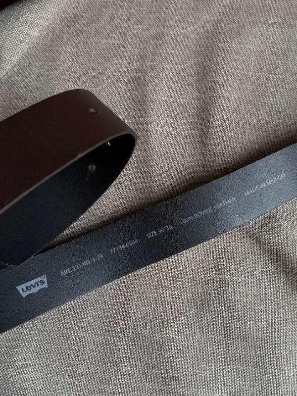 levis кожаный ремень темно коричневый 3