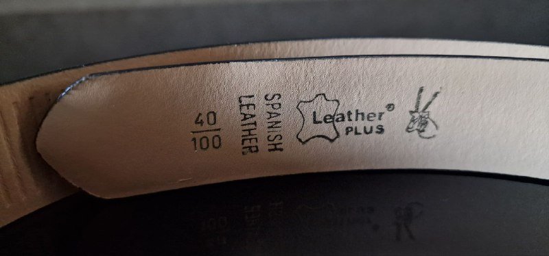 Мужской кожаный испанский ремень 2