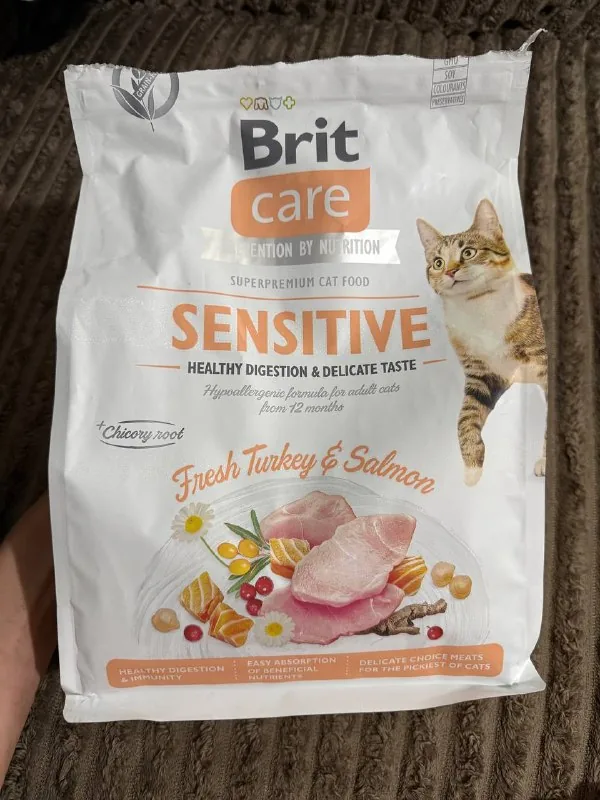 Корм для котов Brit Care Sensitive 1