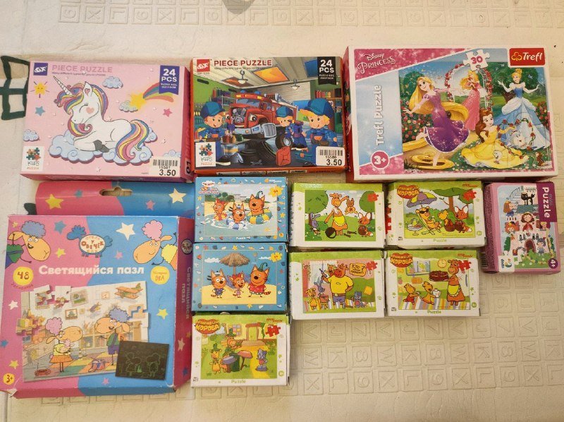 Пазлы Три кота, оранжевая корова, Dodo, Kids puzzle