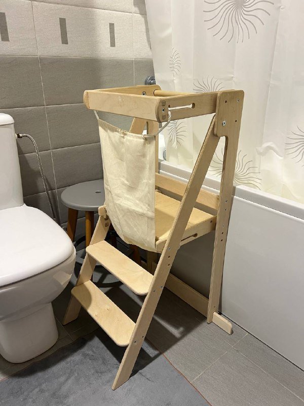 Детская башня помощника, деревянная 2