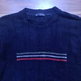 ex-cite 2000s Striped Chest Knit Sweater 3