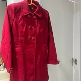 Красное пальто H&M, размер 42 4
