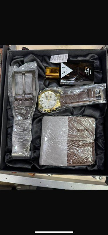 Падарочние бокси с часами, ремнями, парфюмом и аксессуарами 4