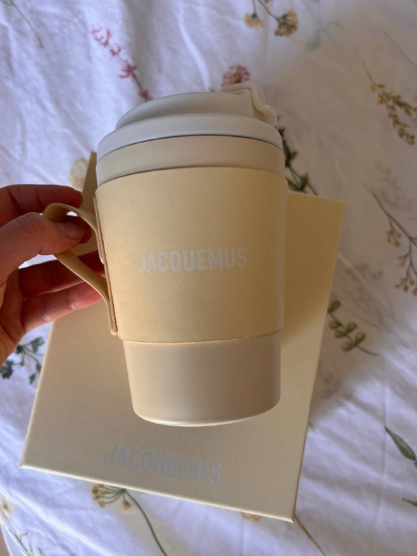 Термокружка Jacquemus 350мл нежно-желтая