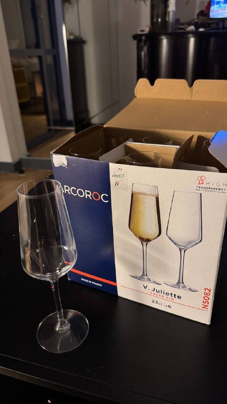 Набор бокалов для шампанского 6 штук