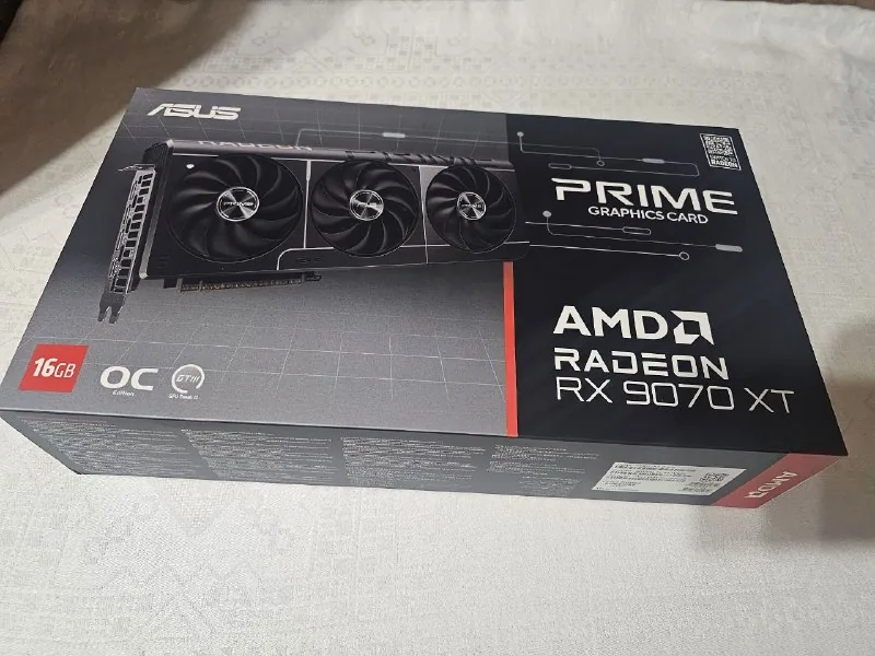 Asus Prime Radeon RX 9070 XT 16GB