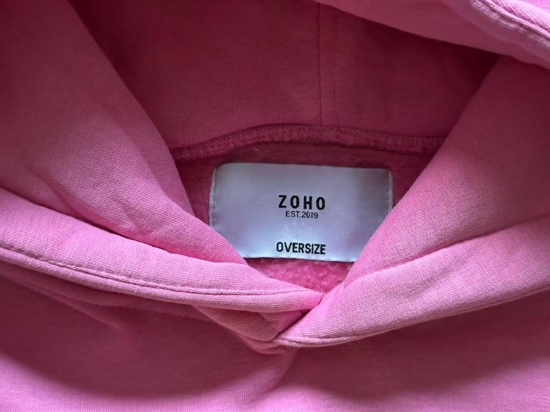Худи розовое ZOHO 2