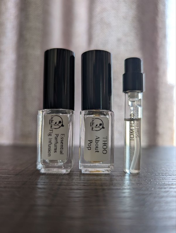 Отливанты парфюма Soleil Blanc, Fig Infusion, What About Pop