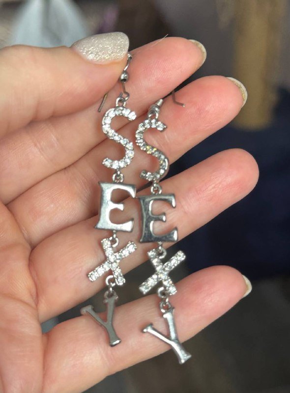 Чёрный комплект кольцо 17-18 размер, серьги, бирюзовые серьги, серьги sexy 3