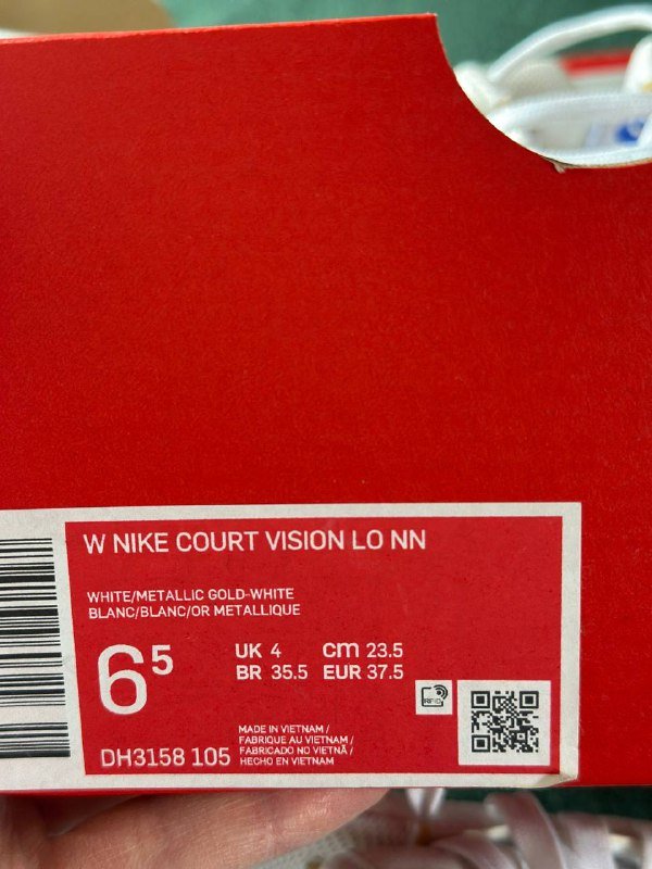 Кроссовки Nike Court Vision Lo новые белые с синим