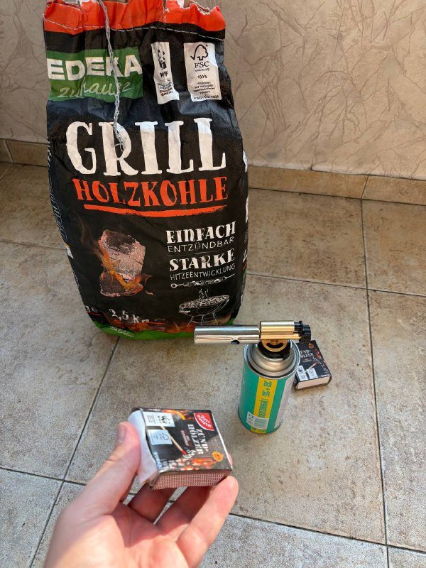 Мангал, уголь, приборы для мангала, газовая горелка 3