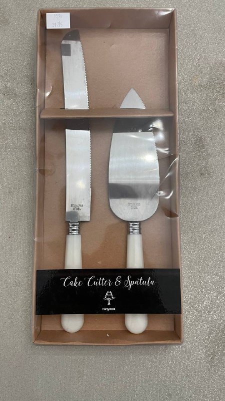 Нож и лопатка для торта