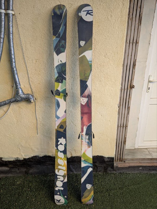 Лыжи Rossignol S5 Barras, крепления Salomon, ботинки Ficher RC4 The curv 44-45 2