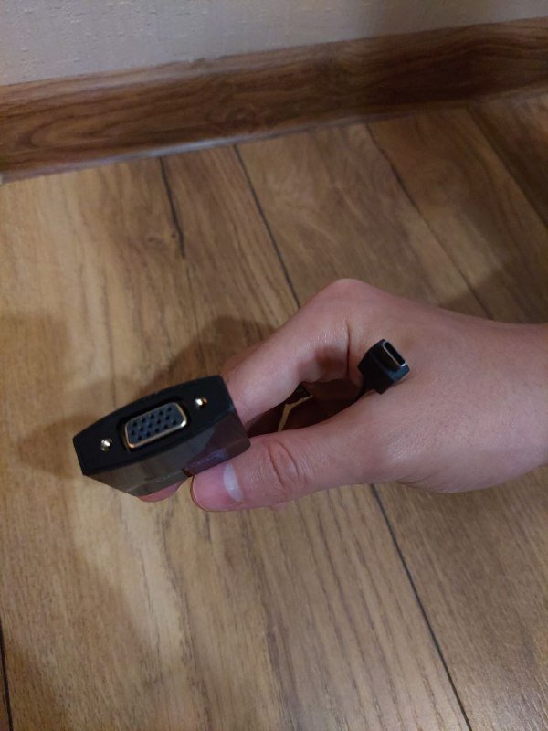 Монитор ViewSonic va1931wa, Переходник VGA to Type-c 6