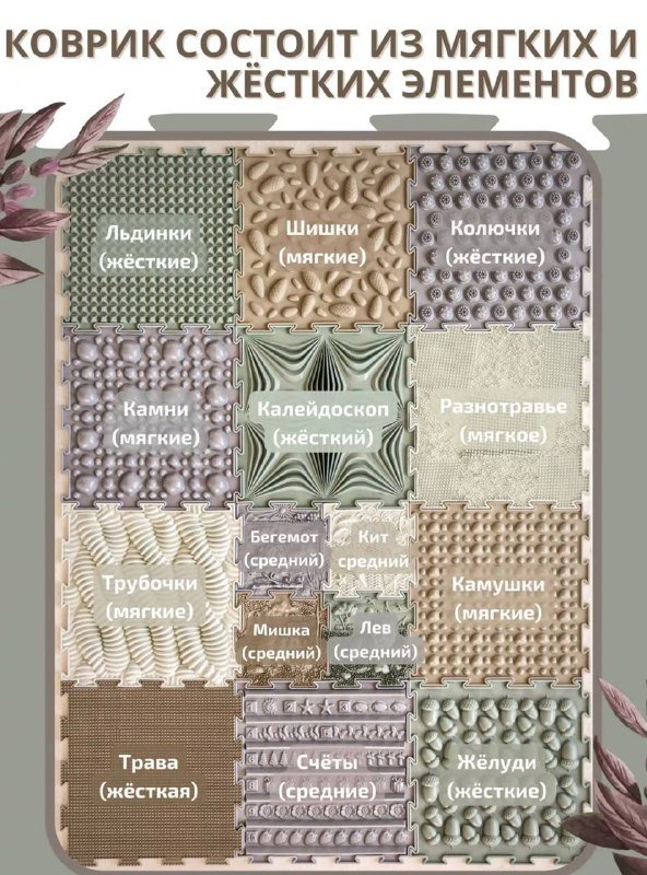 Ортопедический коврик для детей и взрослых 2