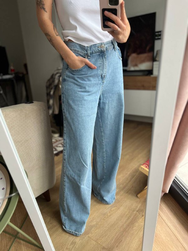 Джинсы Wide Leg Gloria Jeans размер 44 1