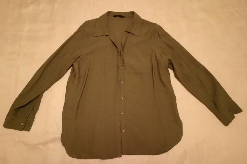 Рубашка Waikiki болотно-зеленого цвета