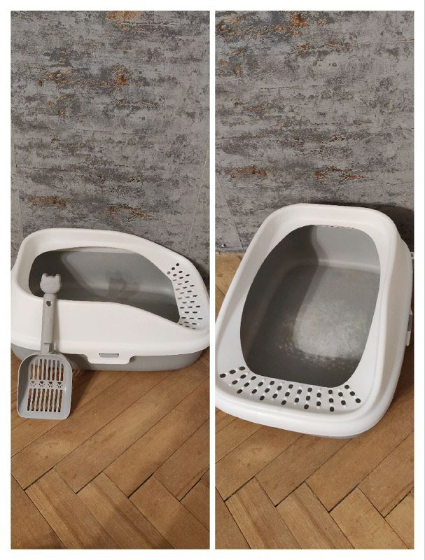 Лотки для кота, лежанка Shelby, когтеточка под восстановление 3