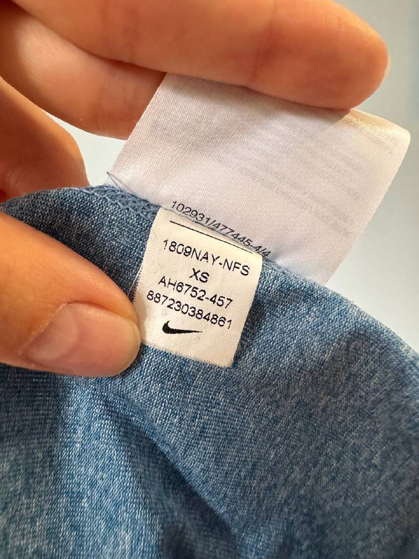 Майка Nike спортивная голубая XS S 4