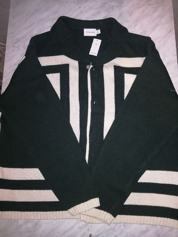 Мужской хлопковый кардиган TOPMAN XL 5