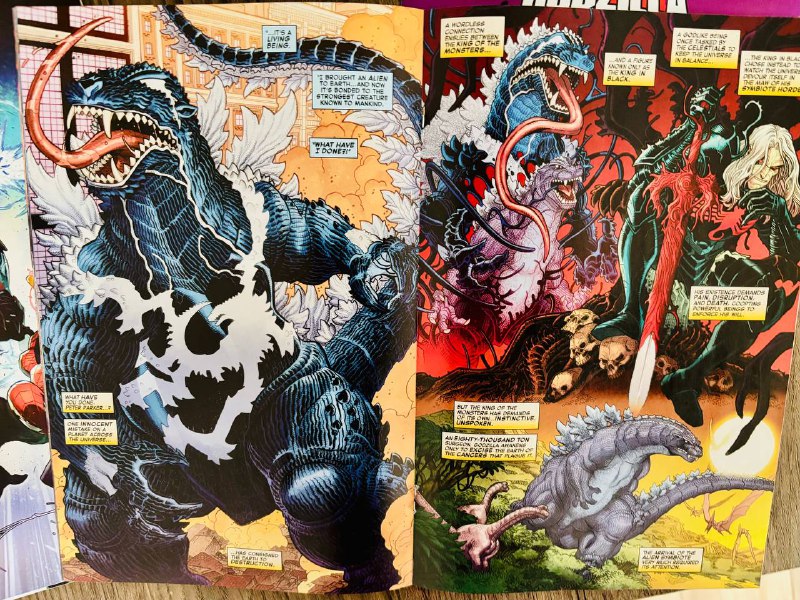 Комиксы Marvel Marvel Zero Fantastic Four Godzilla vs Fantastic Four Godzilla vs Spiderman 3