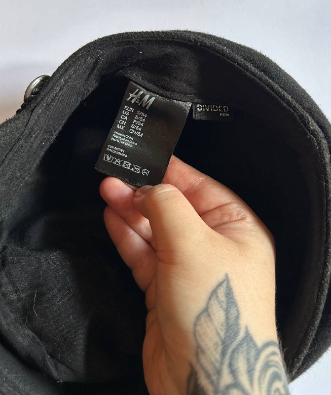 Кепка черная H&M размер S