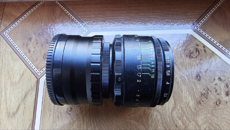 Объектив Гелиос 44-2 с переходником на Sony E-mount 2