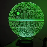 3D ლამპა სიკვდილის ვარსკვლავი Star Wars 8