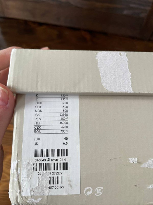 Туфли Cos женские, размер 40 европейский 8