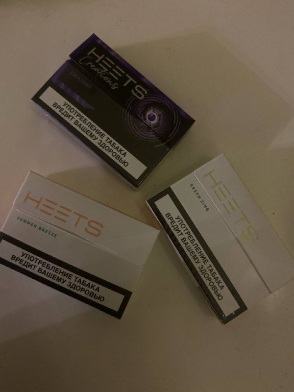 Стики для айкоса вкус зеленого чая, виноград, персик