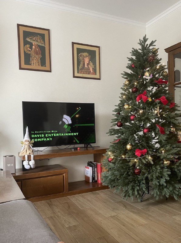 Ёлка литая высокая 210см