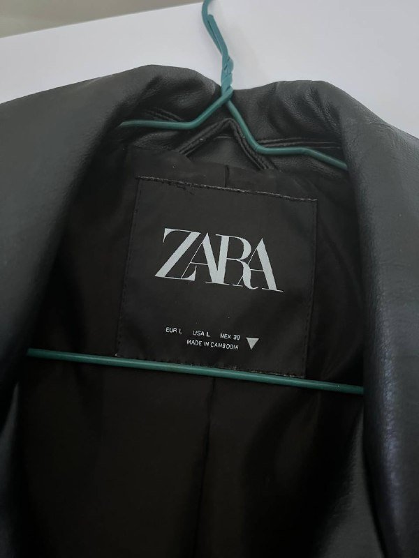 Кожаная куртка ZARA (косуха) размер L 4