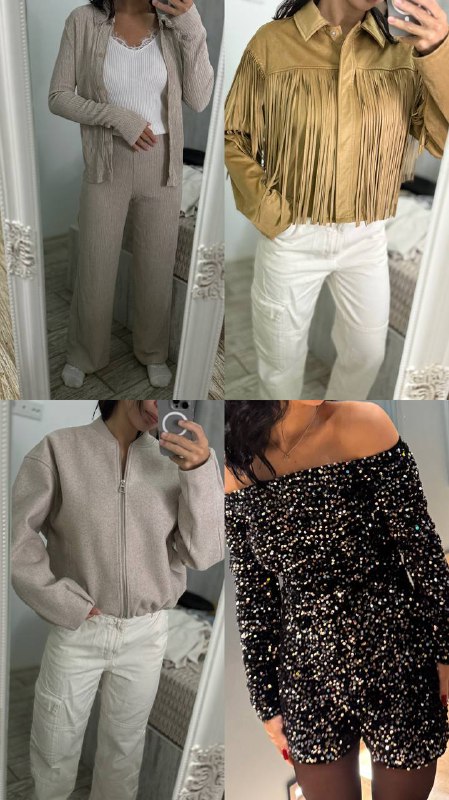 Рубашки, брюки, бомберы, комбинезон, юбка, джинсы, шорты Zara и Stradivarius 3