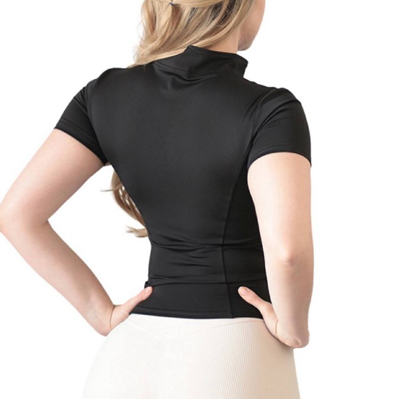 Рашгард женский с молнией, спортивный топ 4