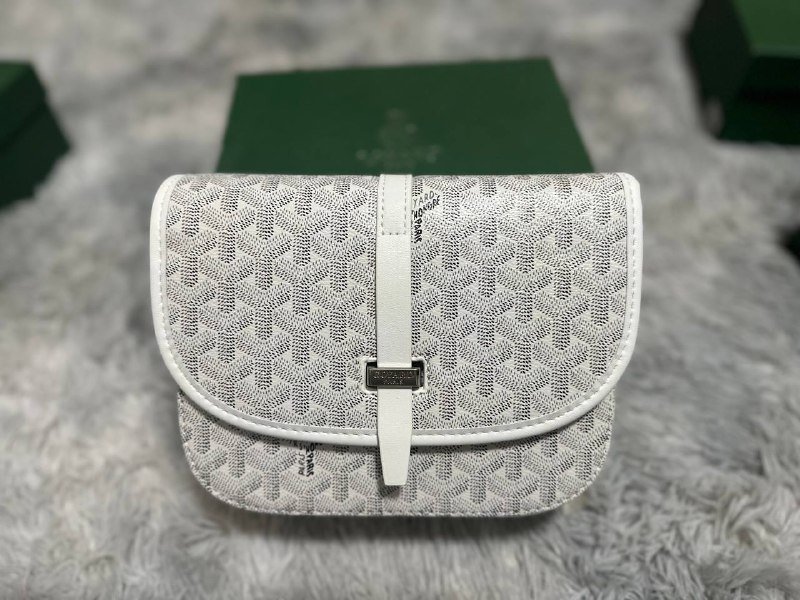 Сумка goyard черная, белая, зеленая 2