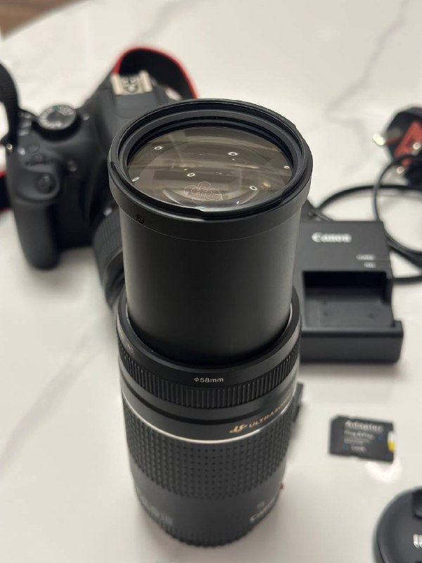 Canon EOS 1200d, объектив Canon 75-300 mm, сумка Canon EOS 6