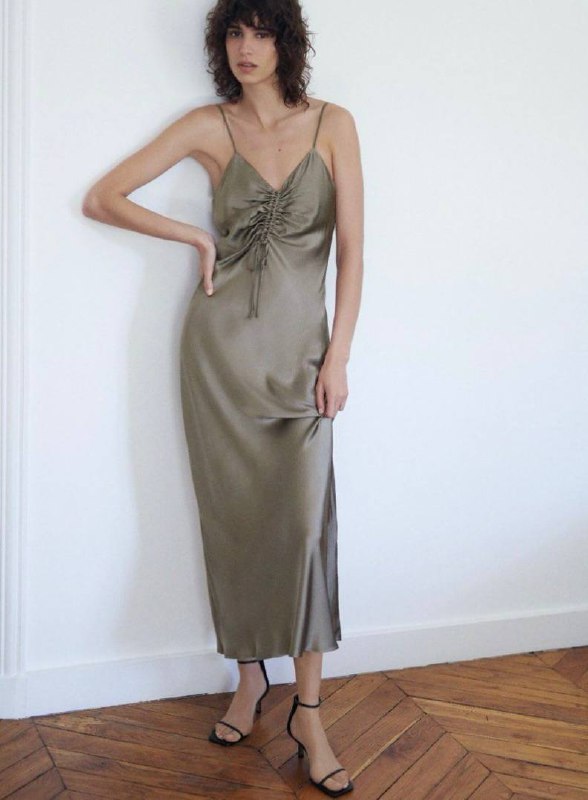 Zara макси платье, Zara черное макси-платье 2