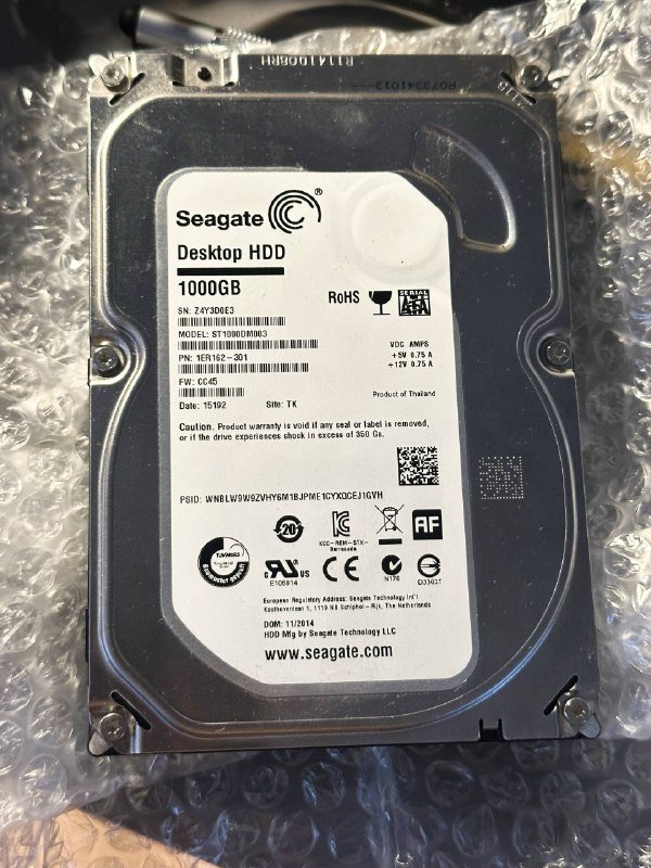 Жесткий диск Seagate Desktop HDD 1TB ST1000DM003