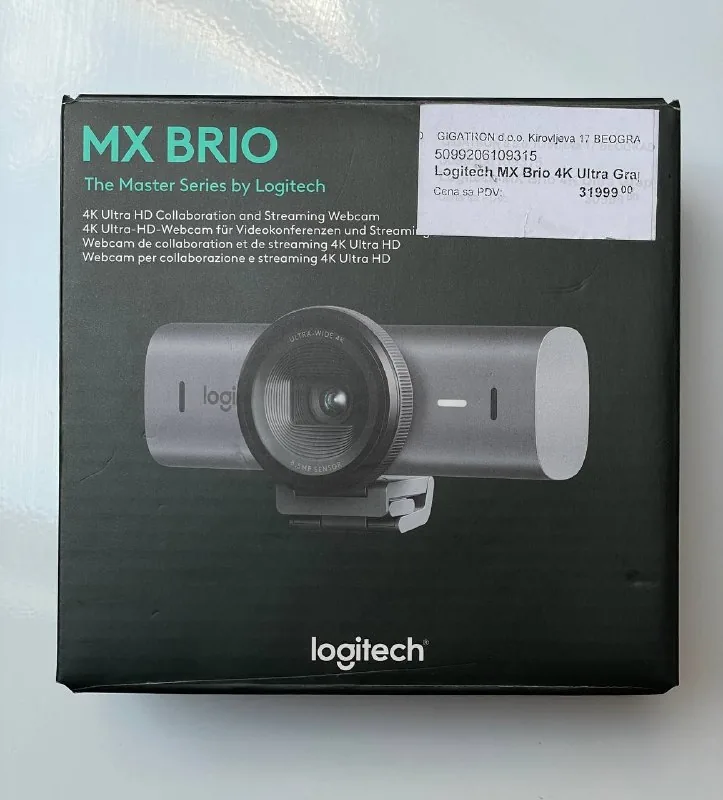 Logitech MX Brio 4K webcam 1