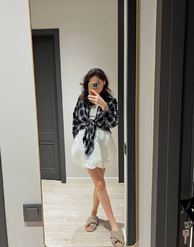 Юбка Zara белая