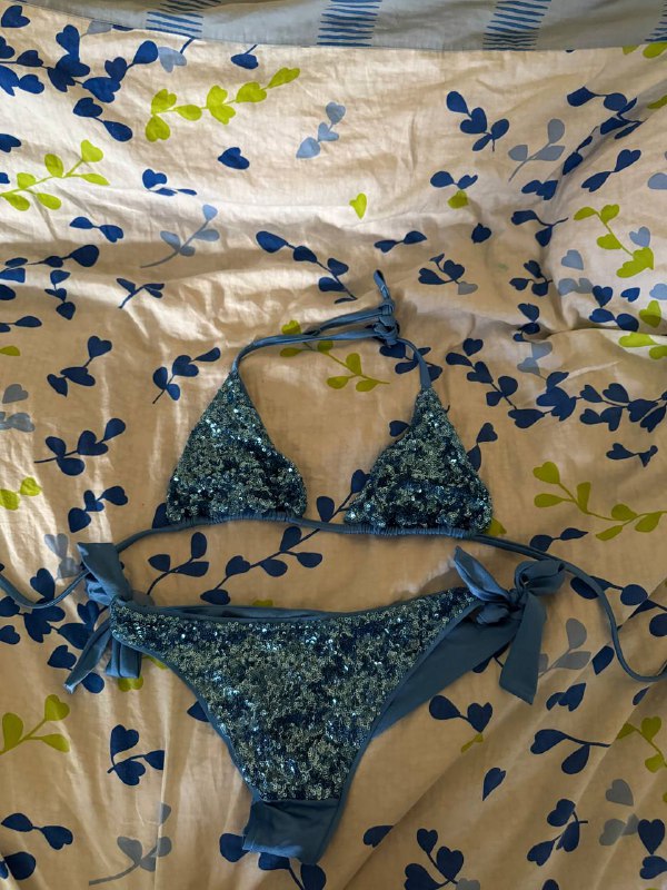 Синий купальник Calzedonia, Зелёный купальник Tezenis
