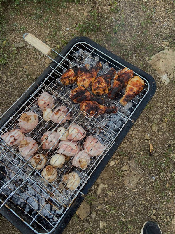 BBQ магнал со встроенной решёткой 2