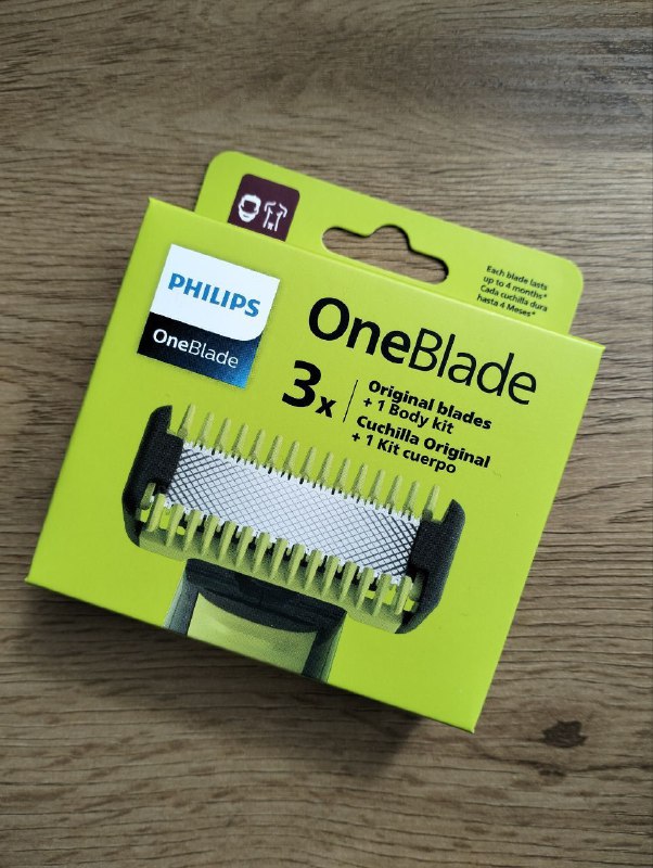 Три сменные насадки-лезвия на триммер Philips Oneblade 2