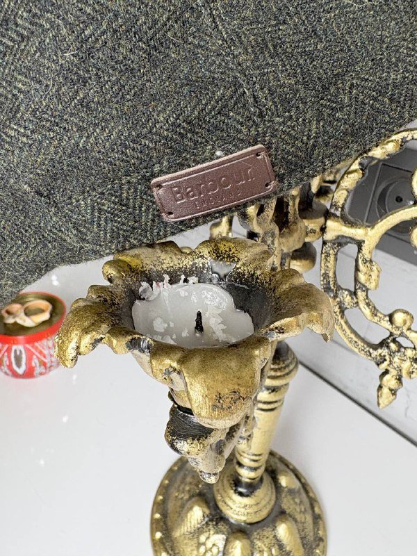 Оригинальная шляпа Barbour cheviot flat cap размер S 3