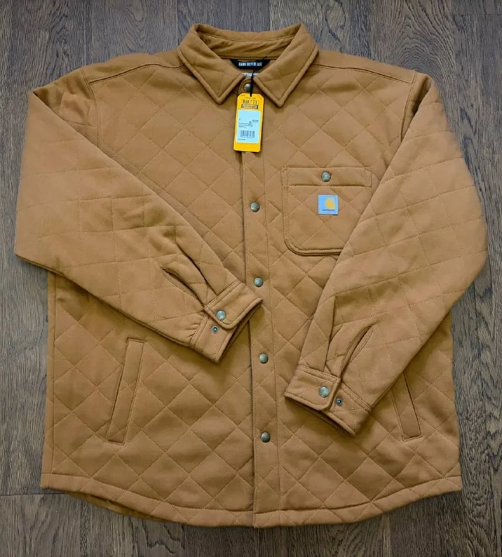 Стеганая куртка-рубашка Carhartt Heavyweight Quilted Snap L 1