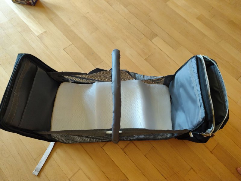 Рюкзак для родителей с люлькой и USB 4