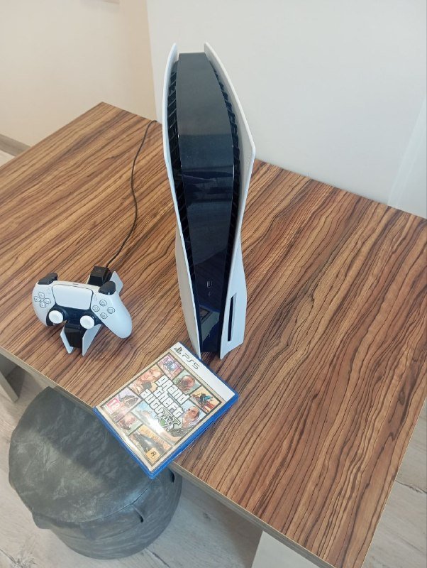 ps5 дисковая версия, джойстик, зарядная станция, игры, пс+ 2